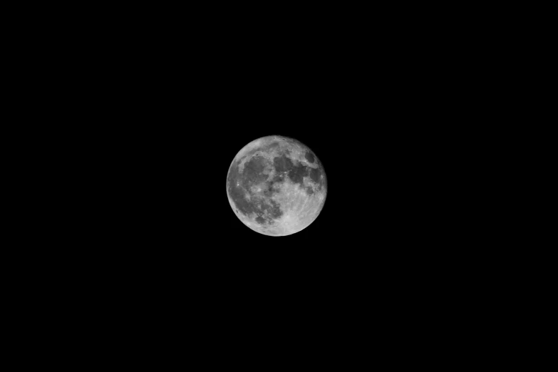 a view of the moon on black sky