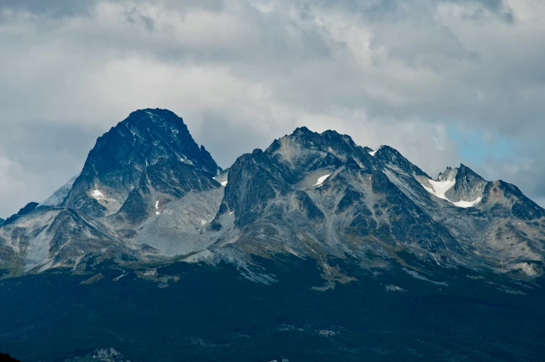 the large mountains are next to each other