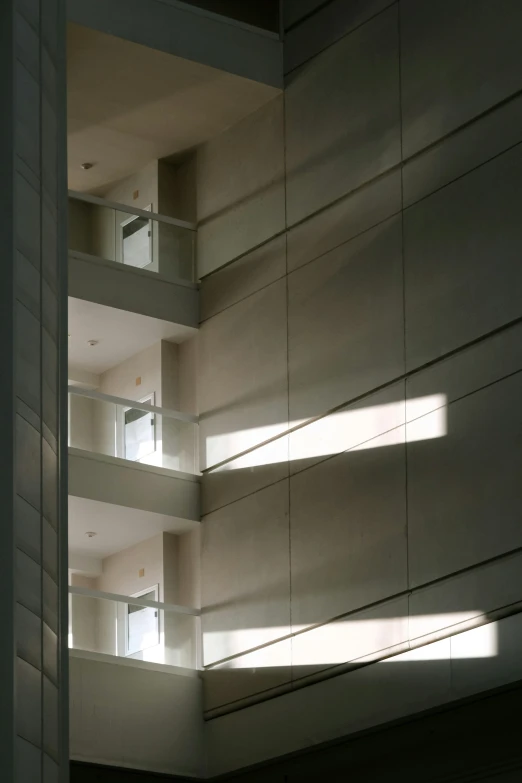 three balconies are in an office building