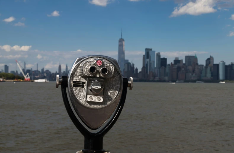 a view of the skyline from across the bay