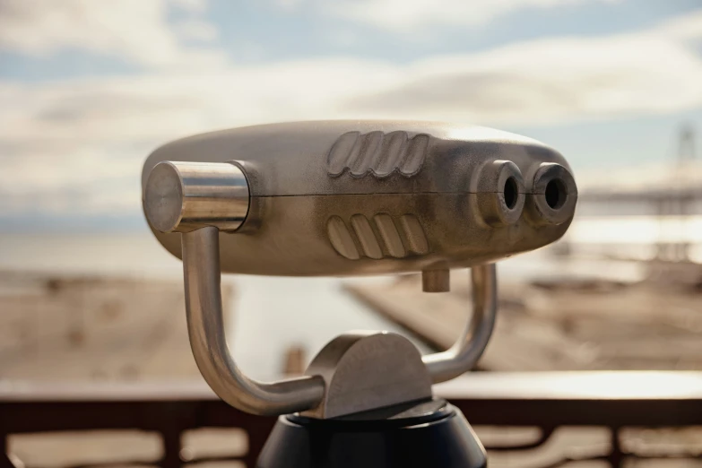 a small metal device sitting on top of a table