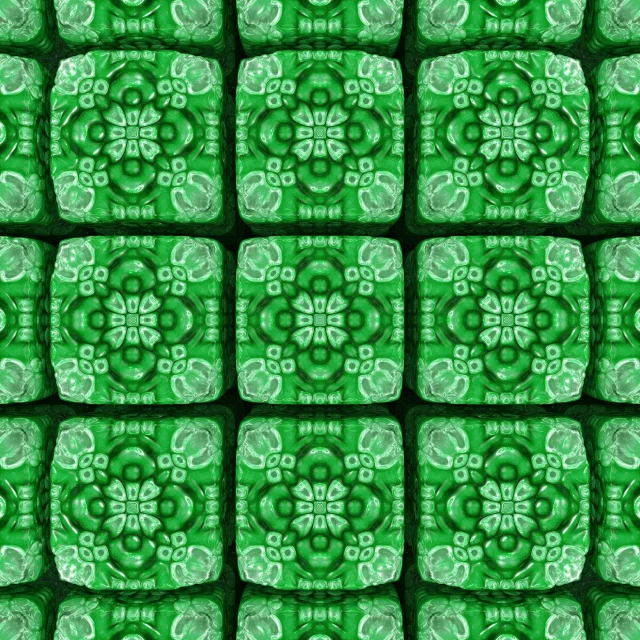 a green abstract background with swirls