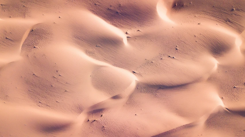 a sandy surface with very little dust