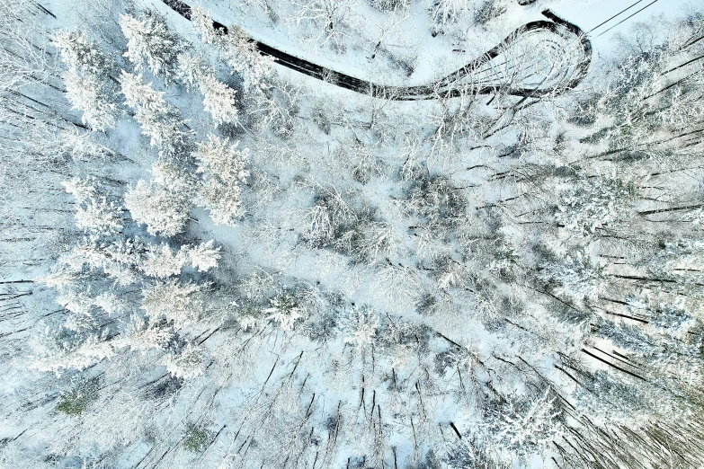 a large, rough white snow covered ground