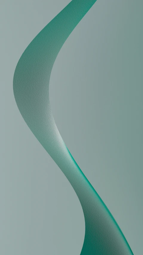 a large object that appears to be wavy, green