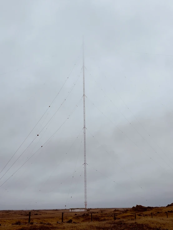 this is a tower with antennas attached to it