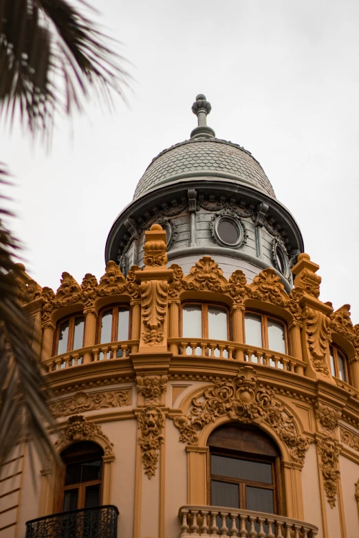 a building with an ornate roof and window