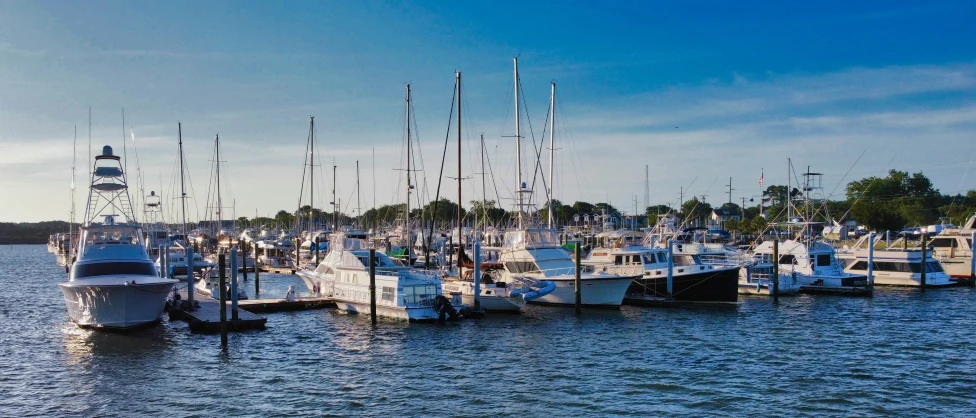 a lot of boats that are out in the water