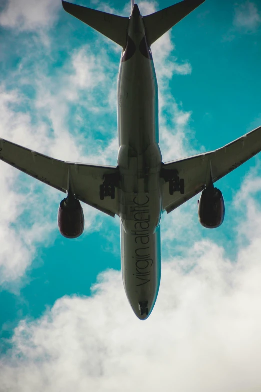 a jumbo jet plane up in the air