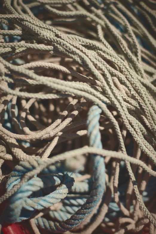 rope for mooring used on a ship