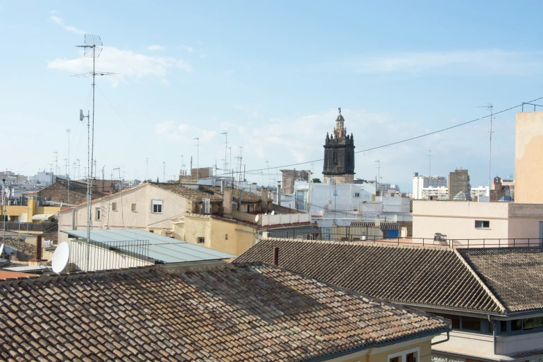 a city scene with a view of the city