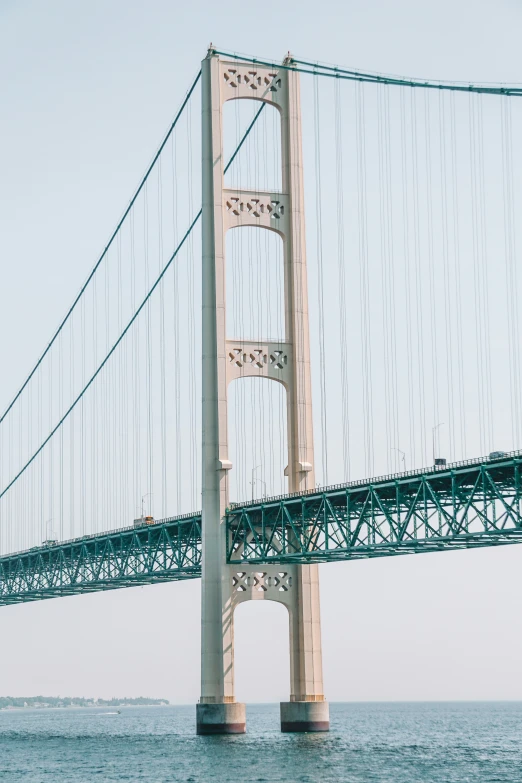 a large bridge that is over a large body of water