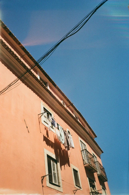 a building with a clock on the outside