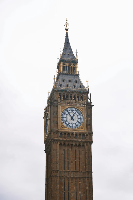 the big ben clock tower in london