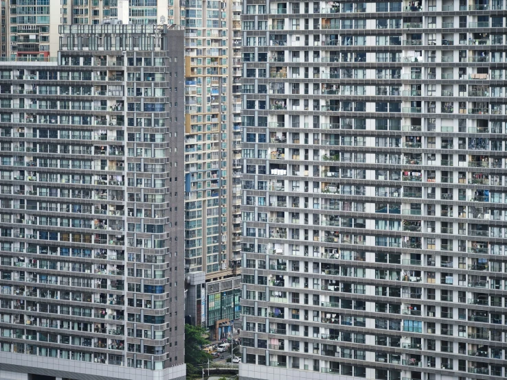 an aerial view of a large urban area