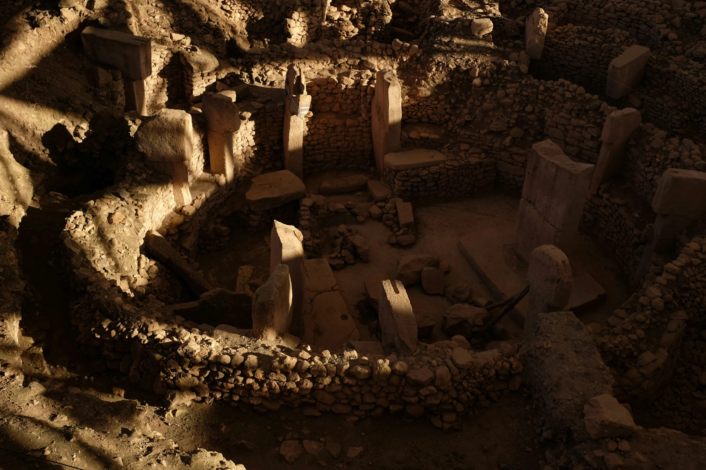 aerial view of an ancient roman amphora