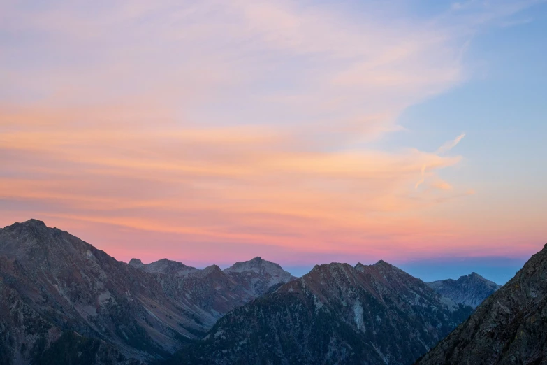 a group of mountains that are standing next to each other