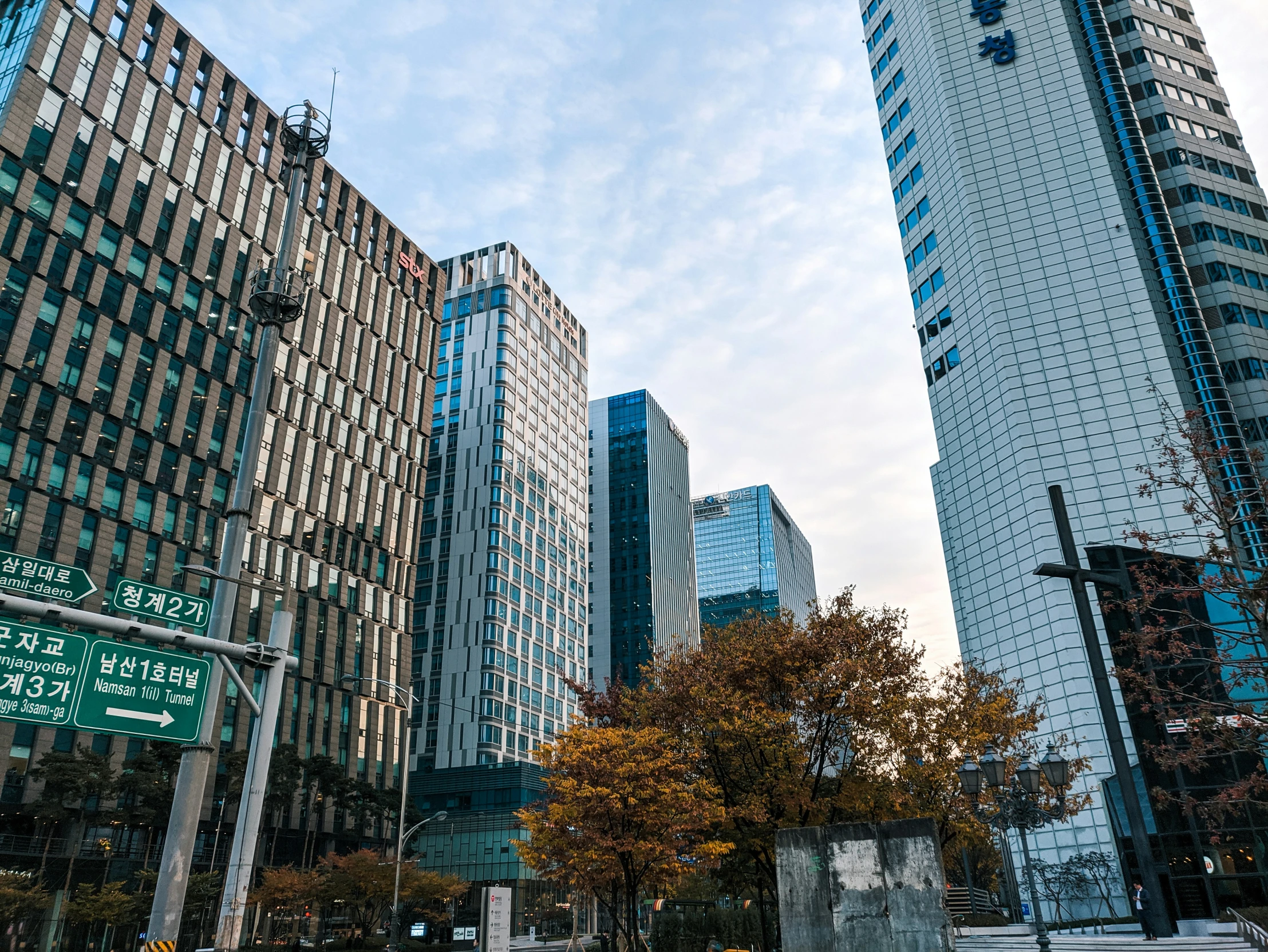 some very tall building with a sky background