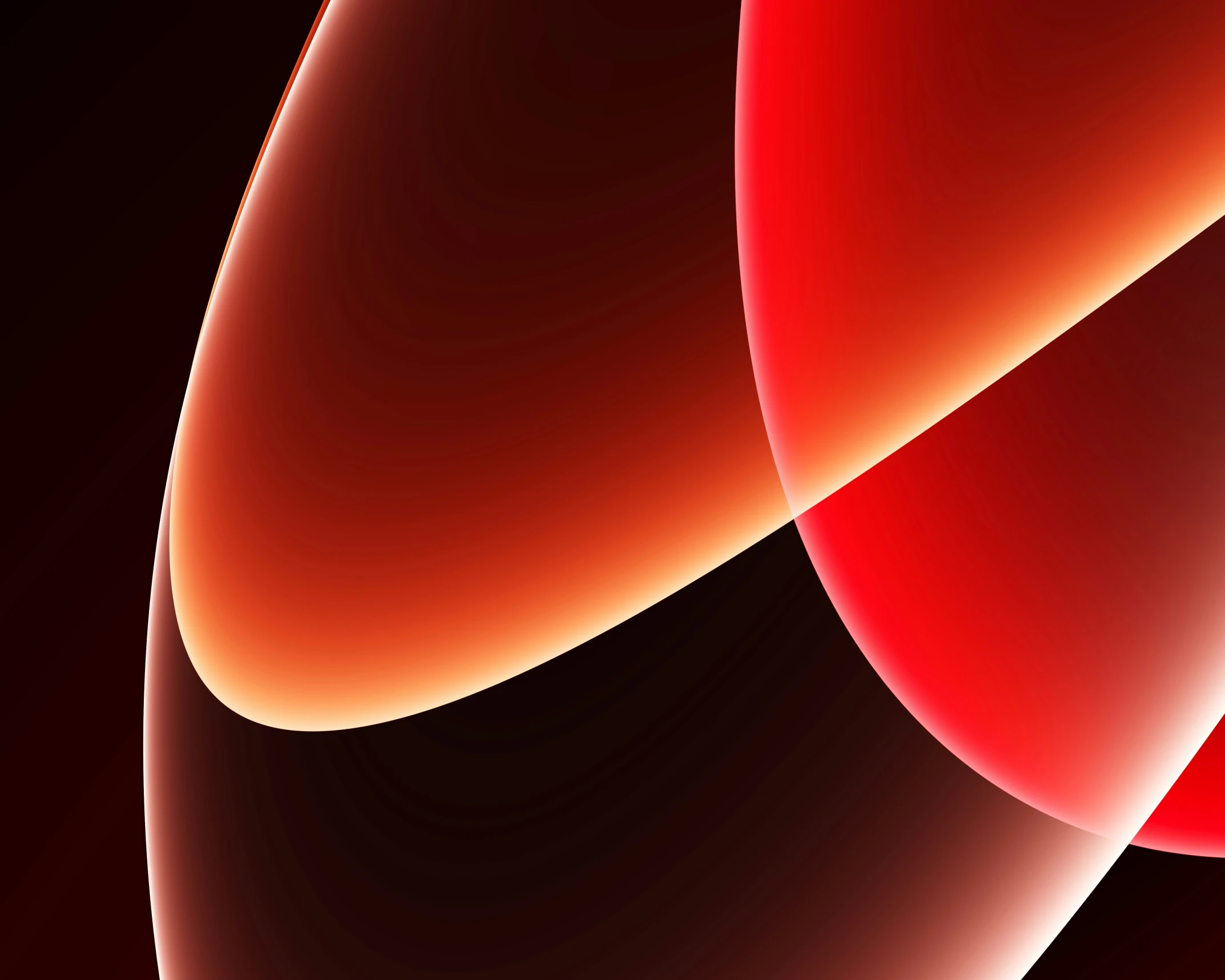 a red and black background with curved curves