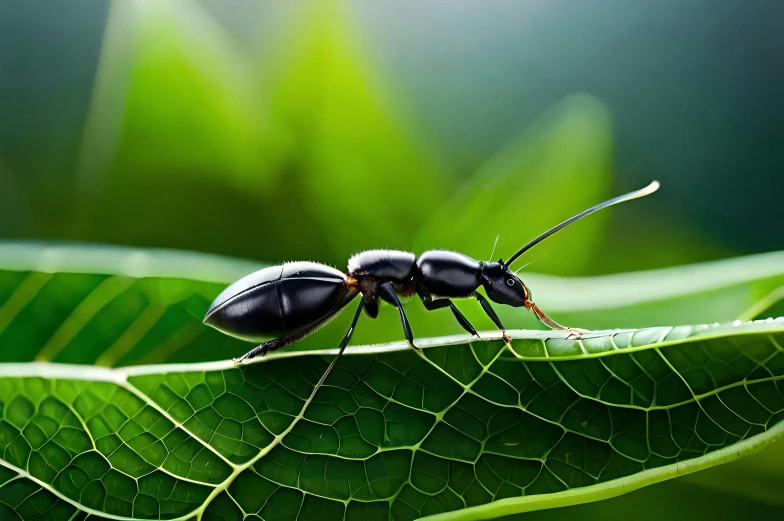 two antelope mating on leaf at edge of plant