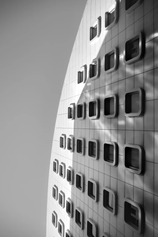 a close up of the inside of a wall with squares and small squares