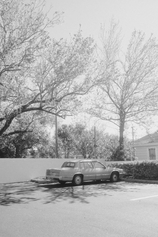 an old po of a couple of parked cars