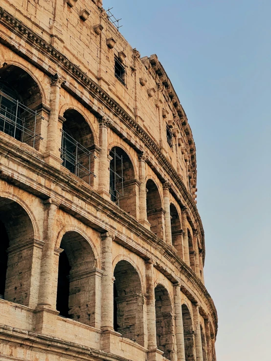 the ancient collision features arched windows and arches