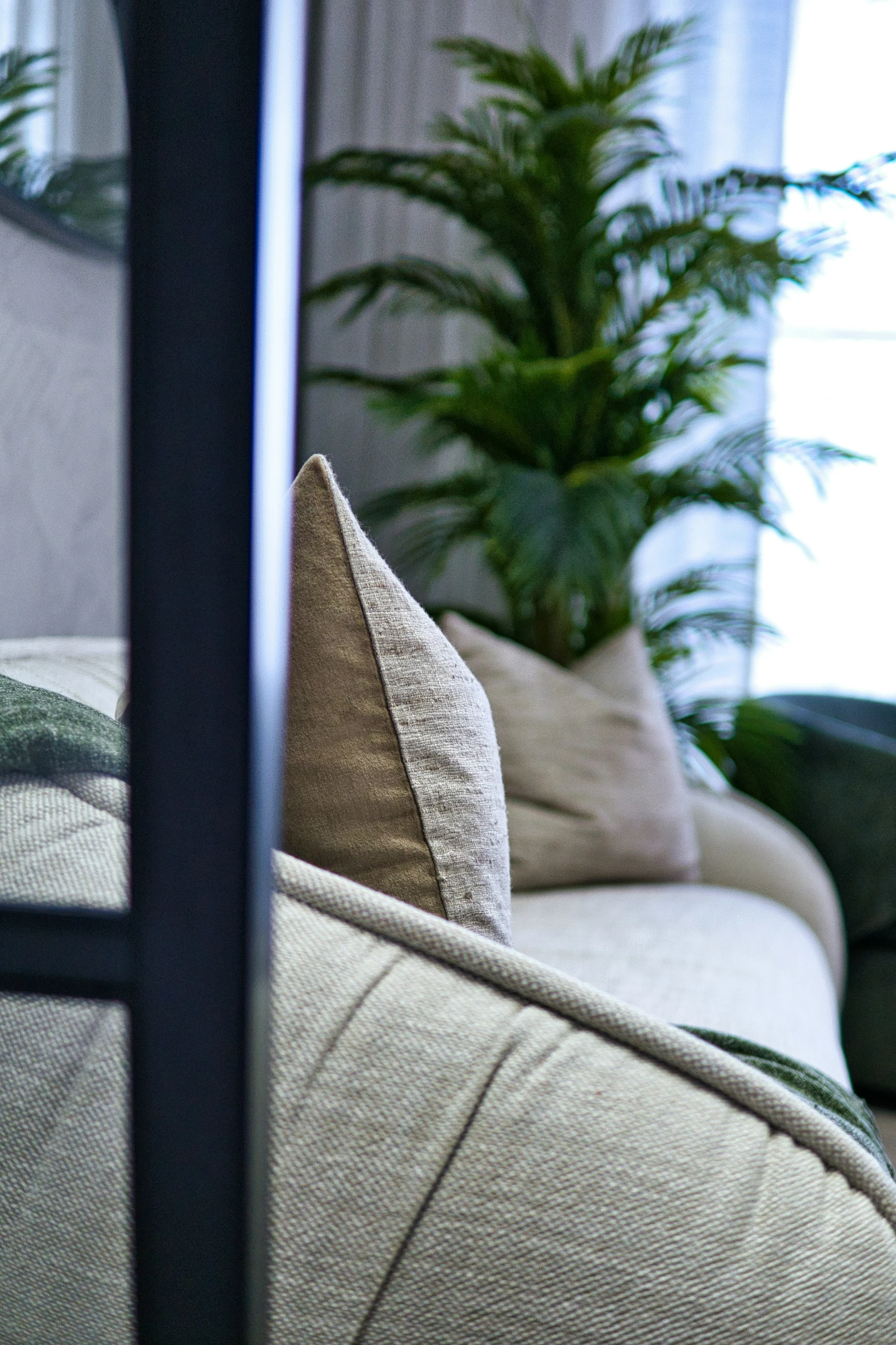 an image of a bed with a pillow in it