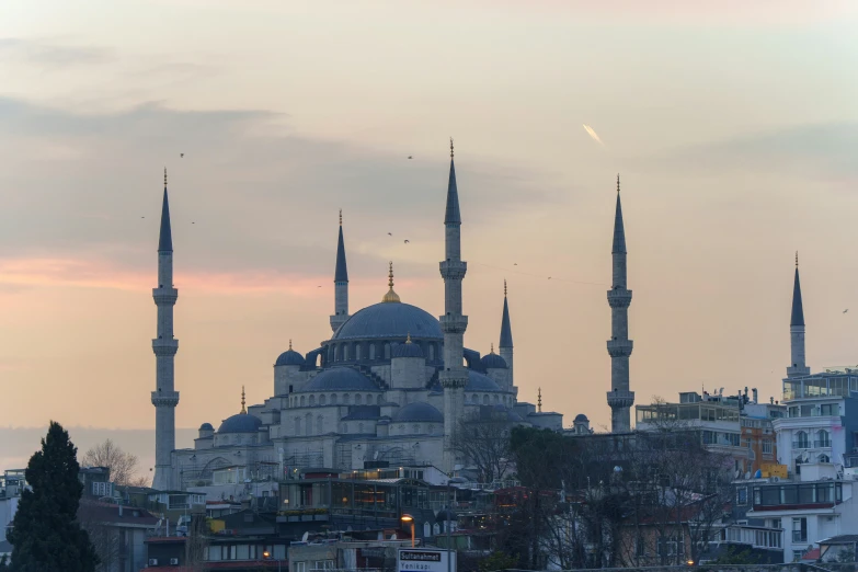 an image of a large building with some big towers