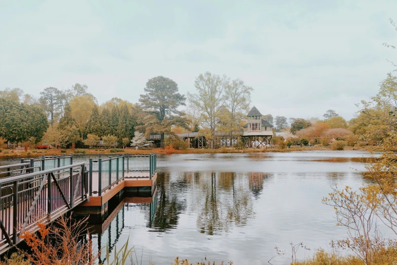 a bridge on top of a large body of water