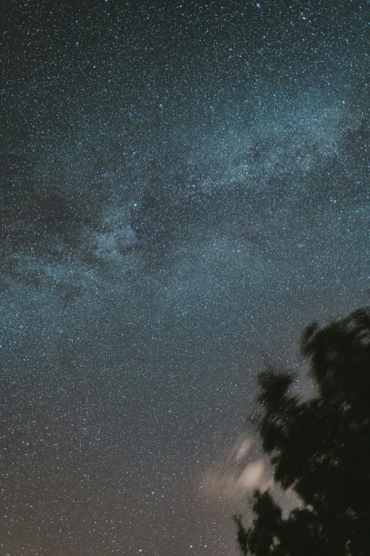 a view of the night sky from a distance