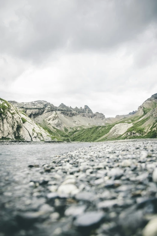 an image of the water and rocks below it