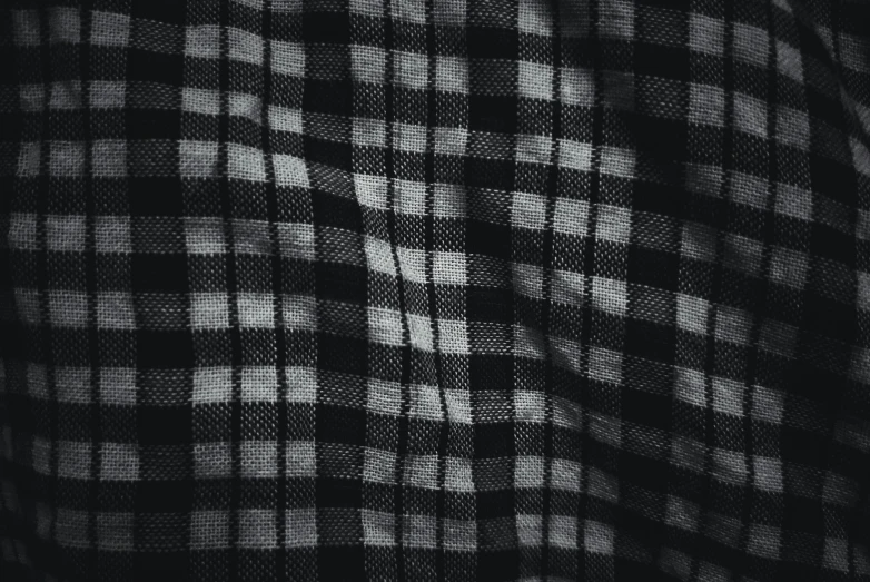 black and white checkered dress closeup