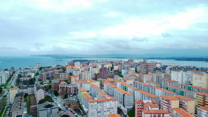 a view of a city from the roof of a building