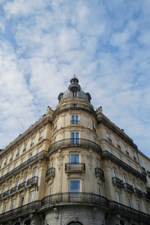 building facade against the sky in barcelona