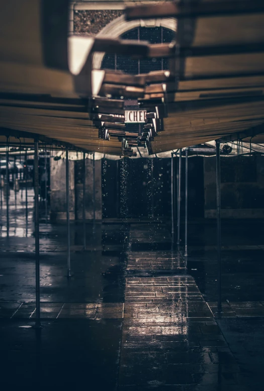 view of the entrance to an underground shelter