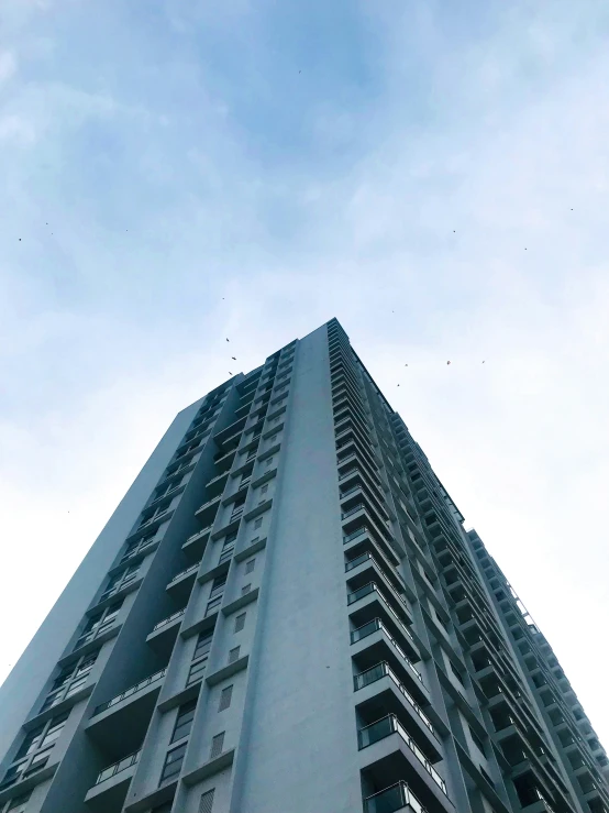 a tall building standing high in the sky