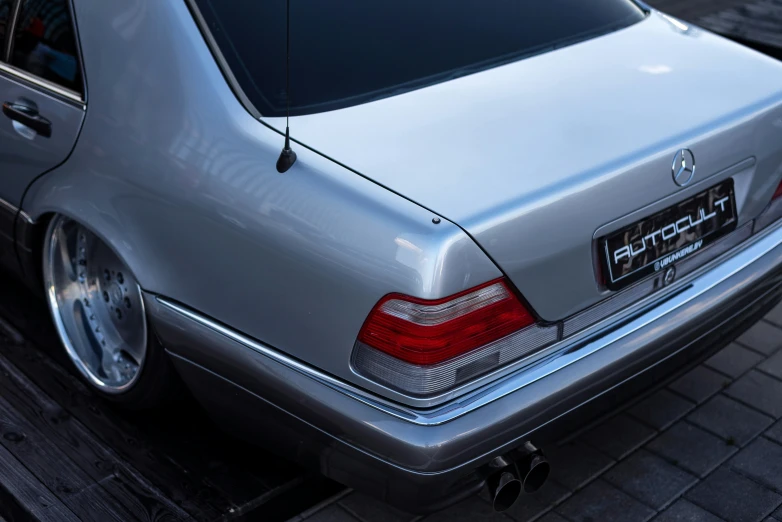 mercedes benz cl 600 from the rear