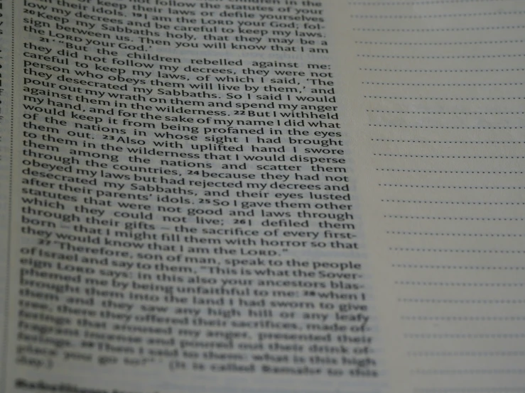 close up of text inside of a book