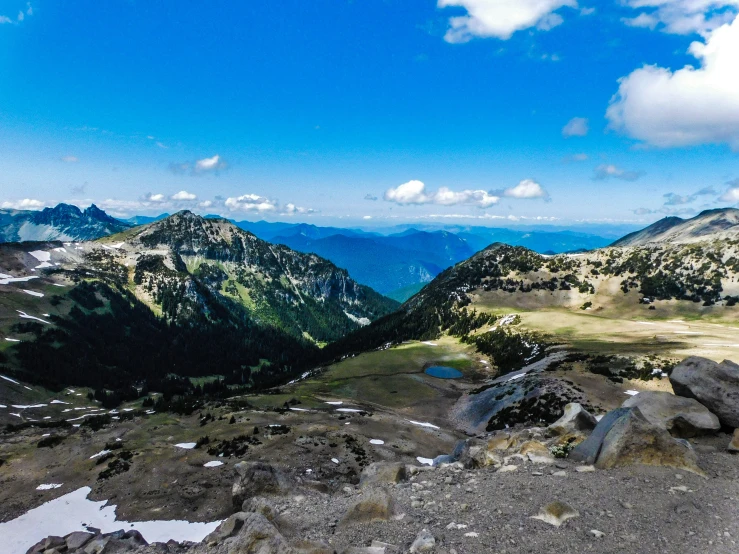 a view from the top of a mountain