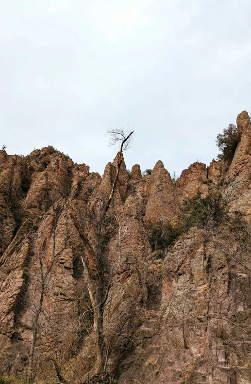 a hill that has a bunch of large rocks on it