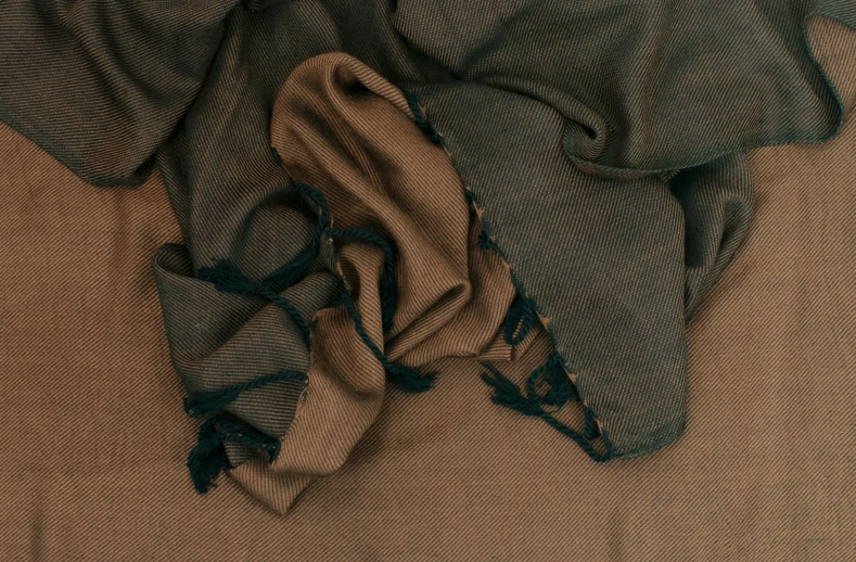 a piece of cloth is on the floor