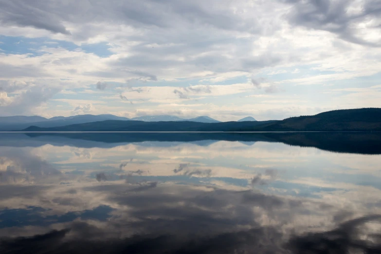 lake with some very large water reflecting the sky