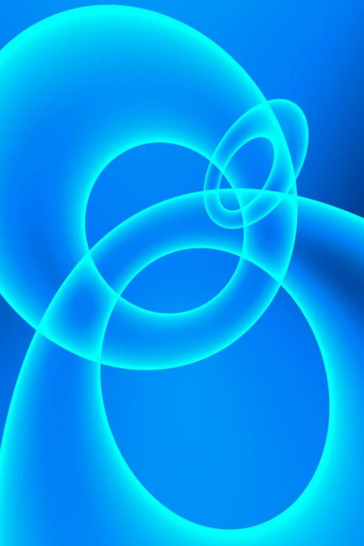 a blue spiral background with black swirls