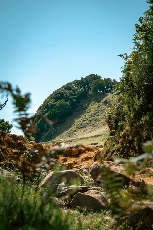 a mountain that has some very pretty rocks in it