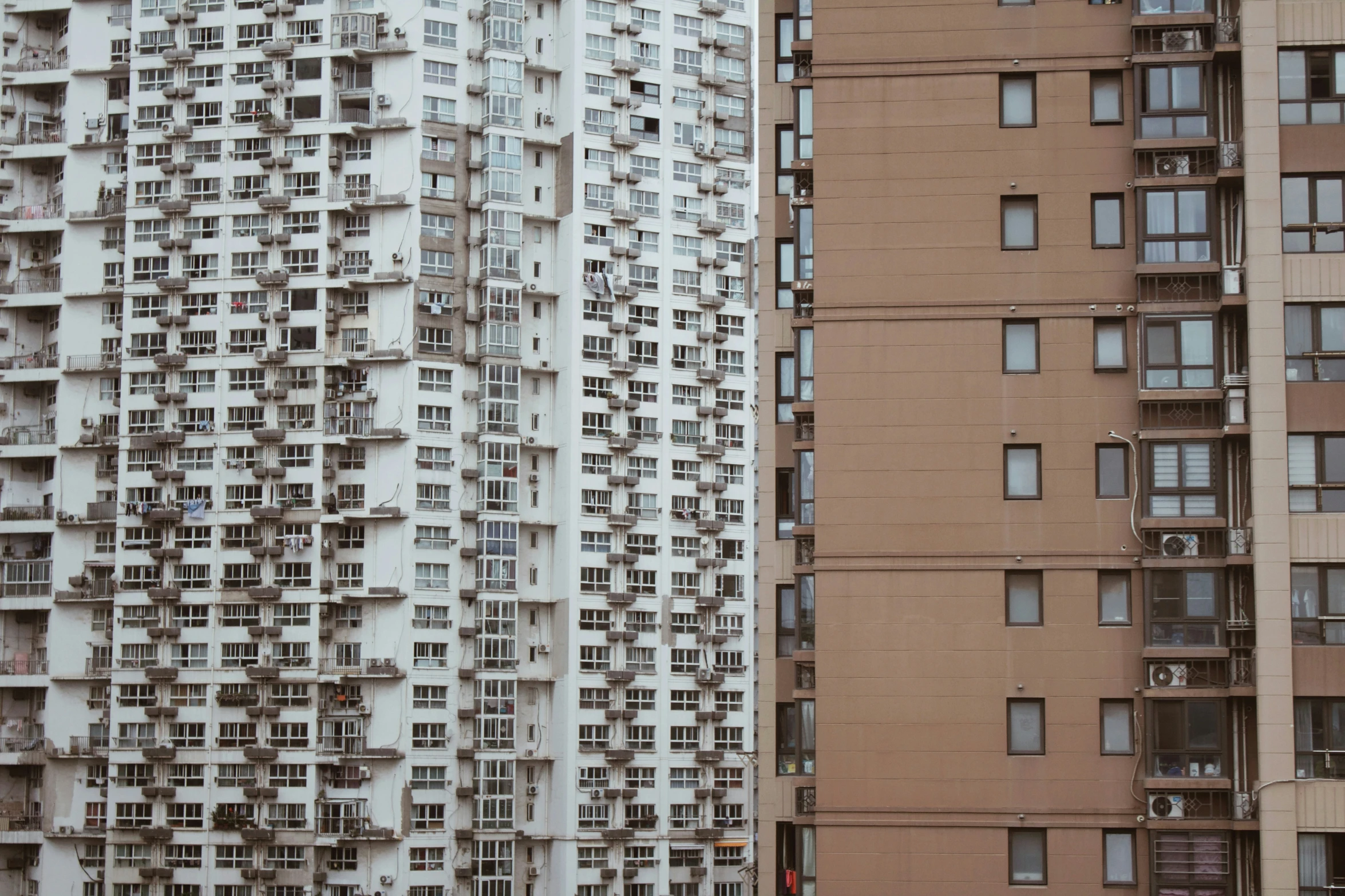 tall buildings made up of windows and doors