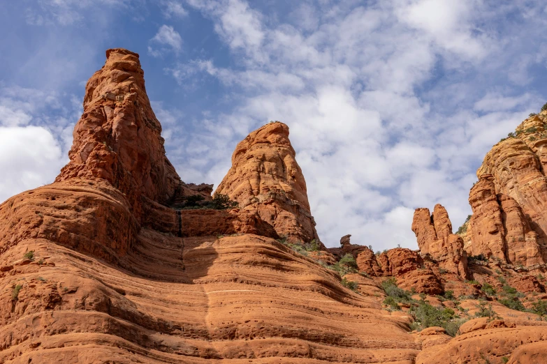 large rocky desert landscape with many large formations