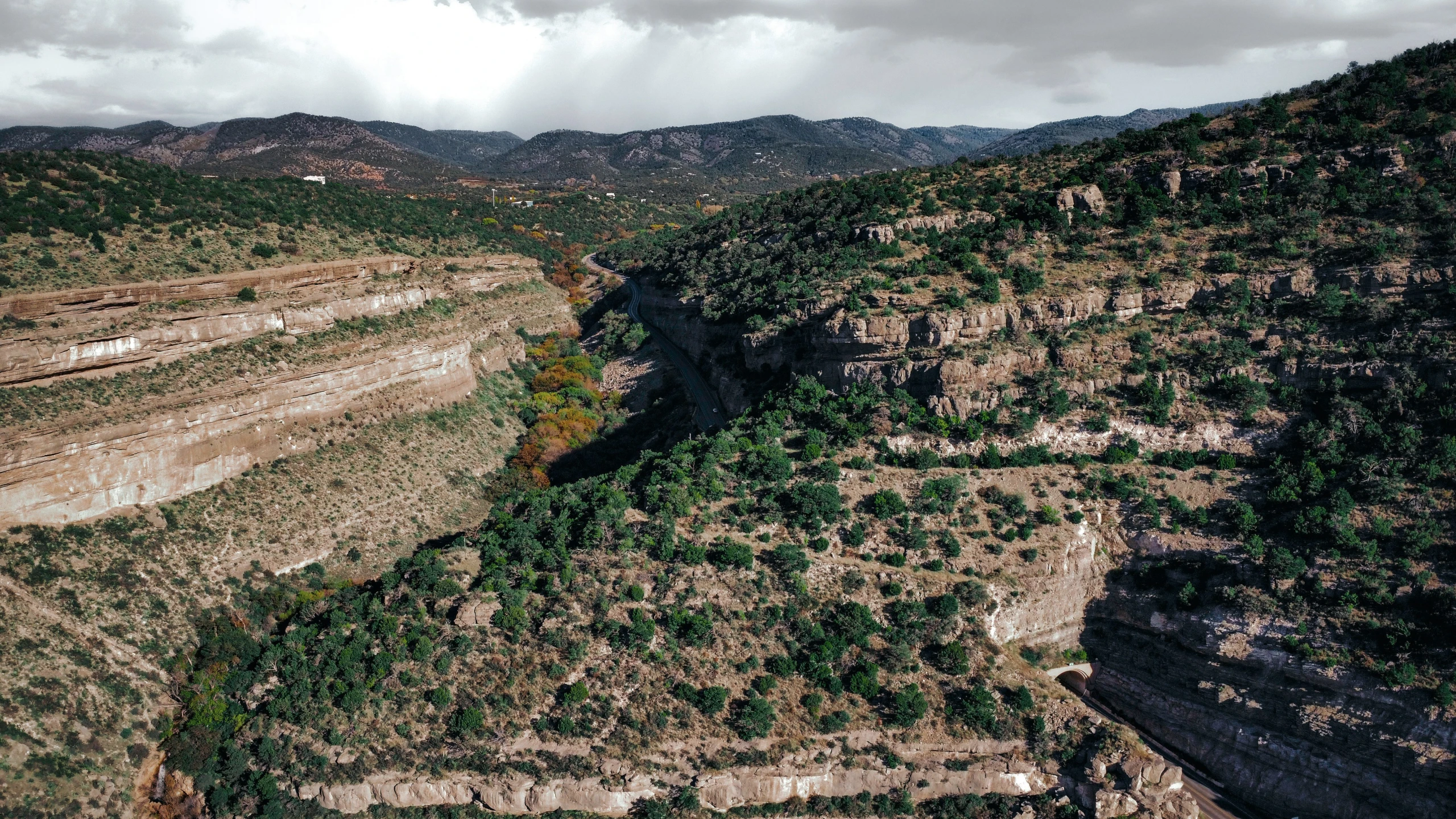 a po of some very high cliffs and mountains