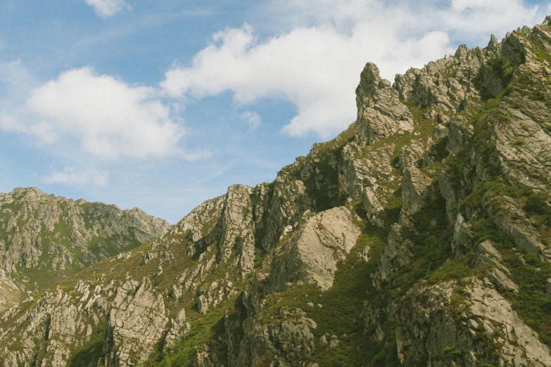 a view of the top of a mountain