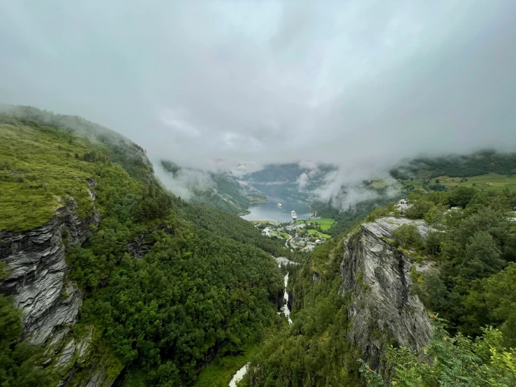 there are some water falls in the valley